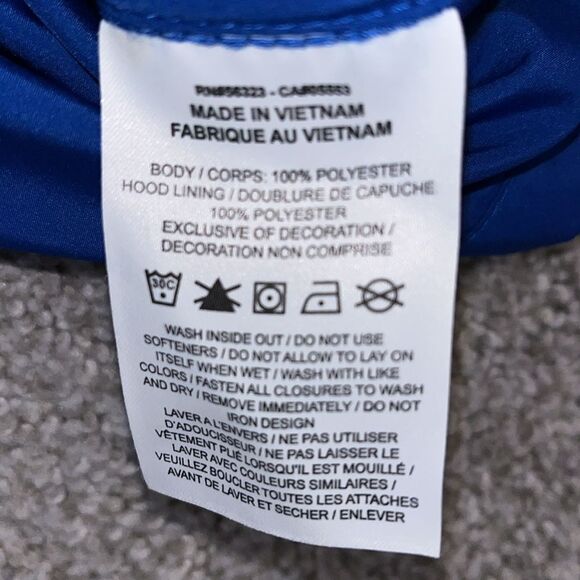 Nike Packable Hooded Hoodie High Neck Zip Wind Running Coat Jacket L Kids Youth - Picture 5 of 5